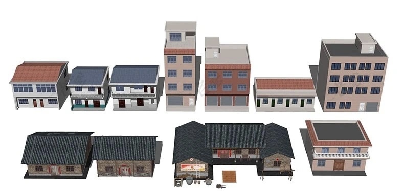 我的世界精品游戏建筑楼房模型-方块研习社