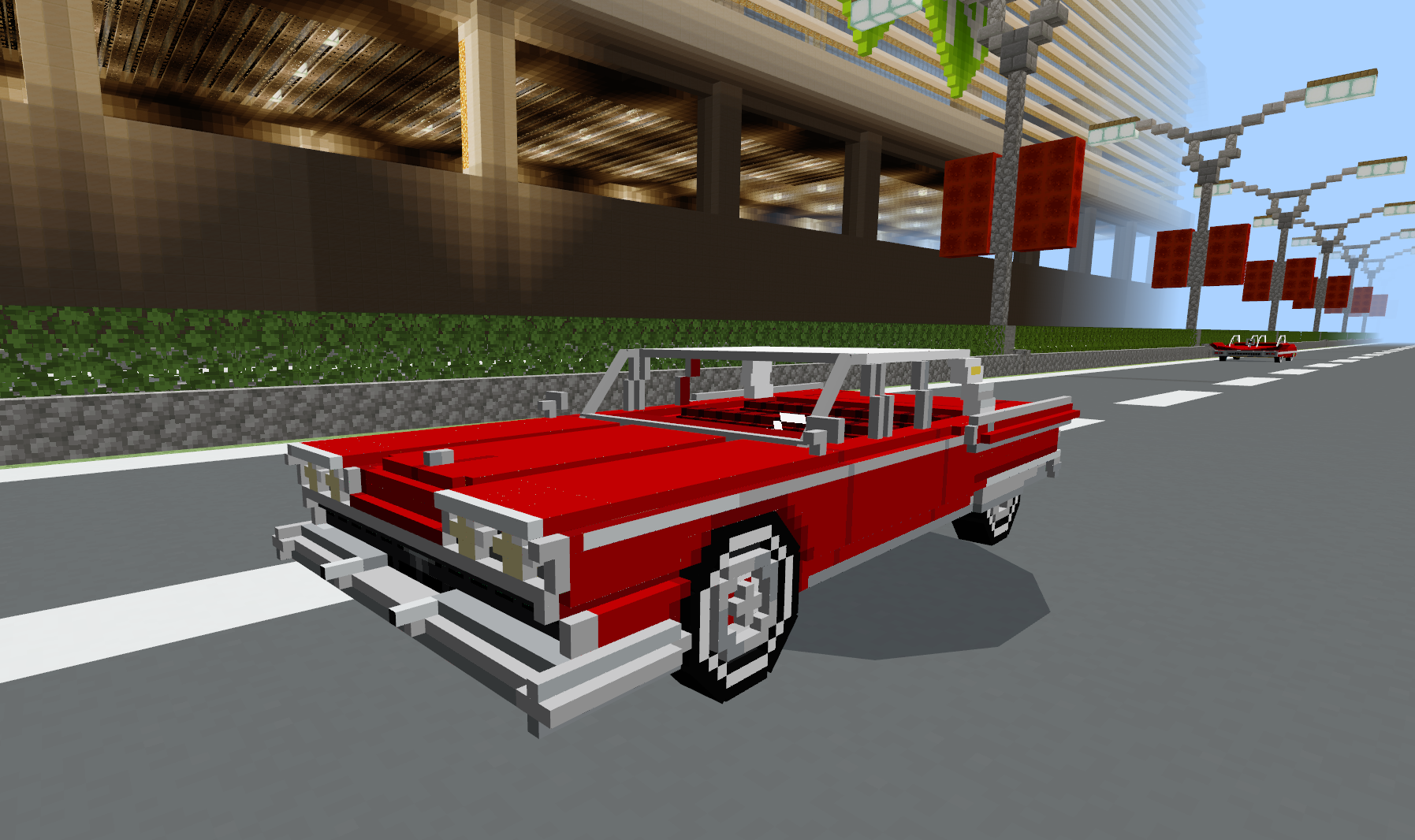 我的世界模型汽车三款模型文件包-方块研习社